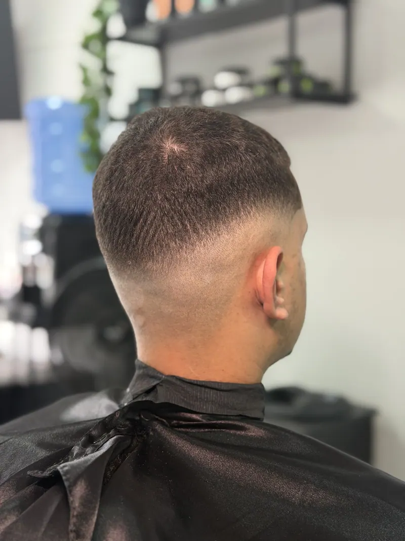 Resultado de corte masculino com fade